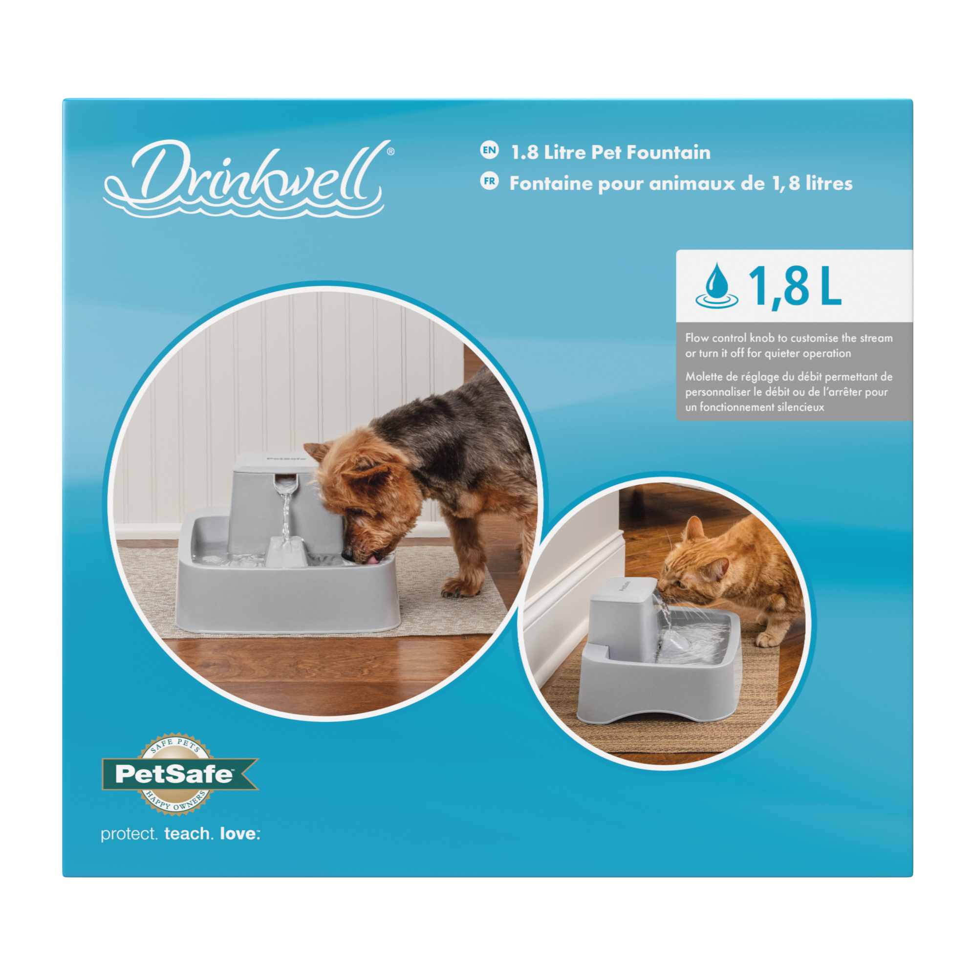 Fontaine pour animaux de 1,8 litres Drinkwell®