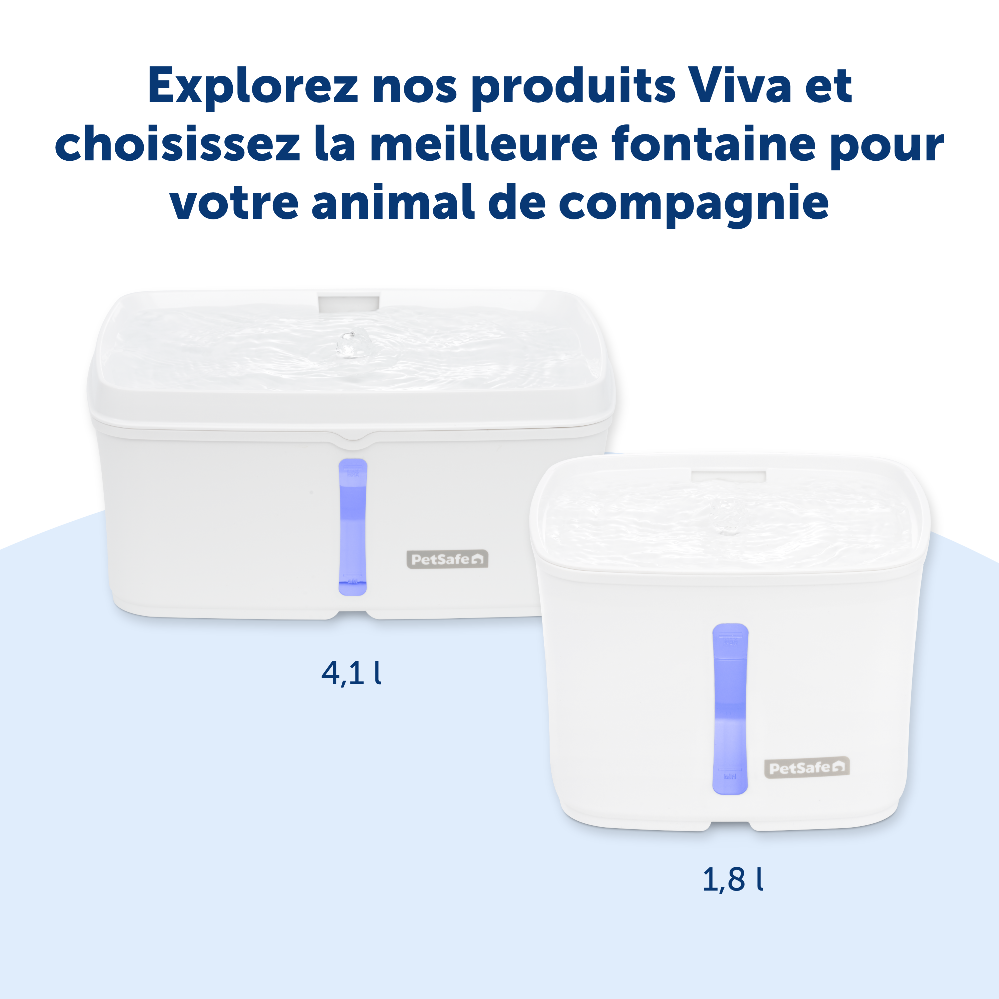 Fontaine pour animaux de compagnie Viva, 1,8 litre