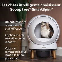 Charger l&#39;image dans la galerie, Bac à litière autonettoyant ScoopFree SmartSpin™
