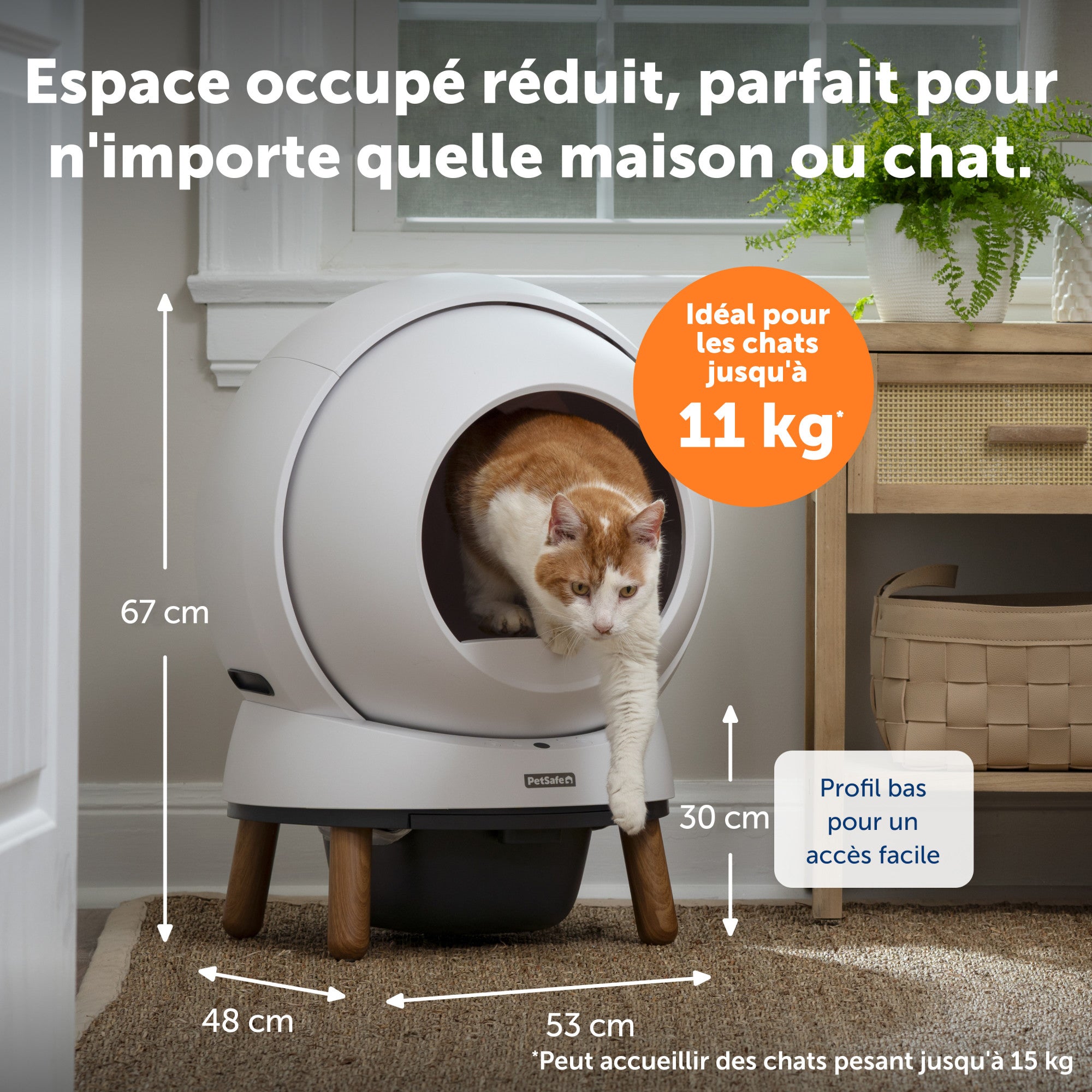 Bac à litière autonettoyant ScoopFree SmartSpin™