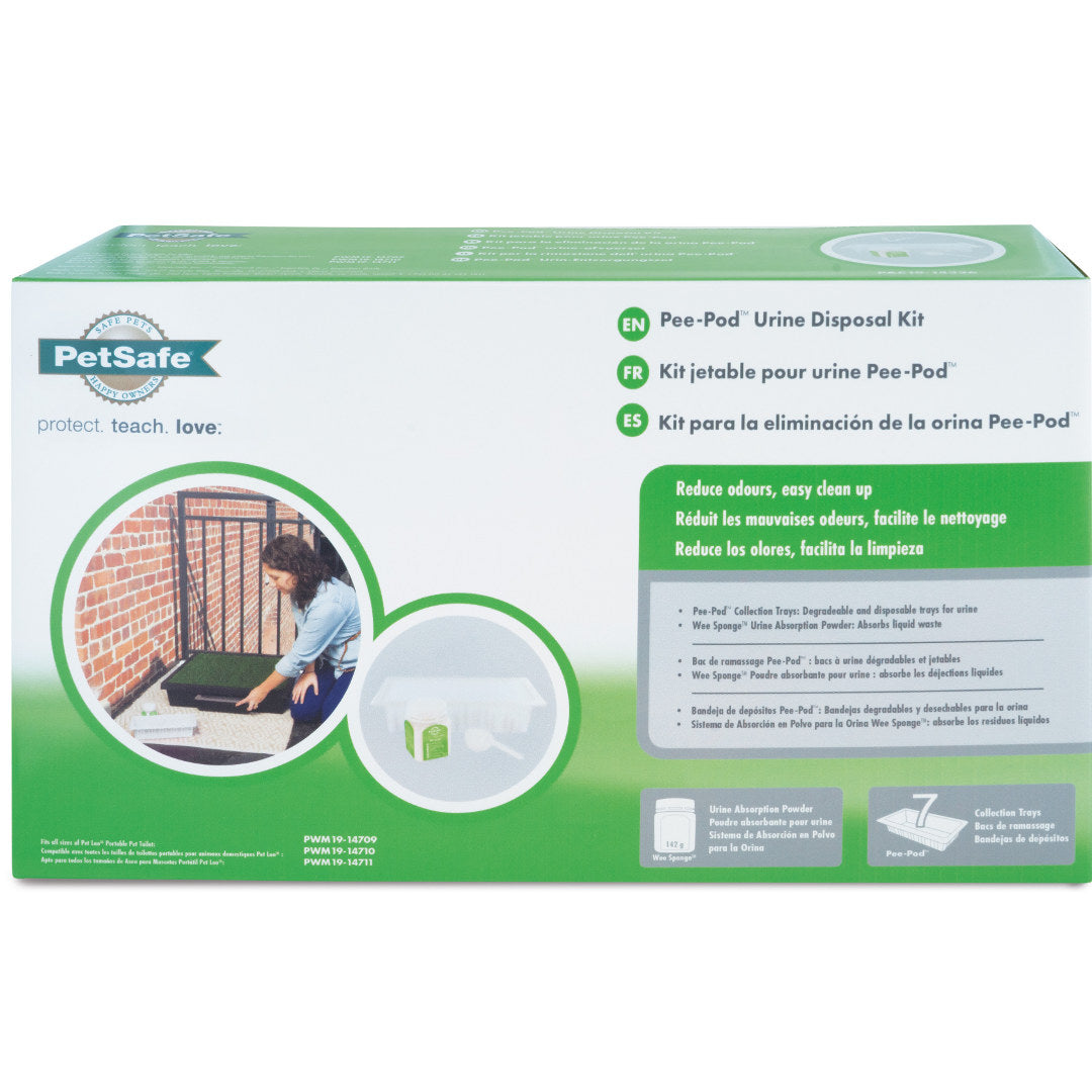 Kit jetable pour urine Pee-Pod™ pour toilettes Pet Loo™ (Pack de 7)